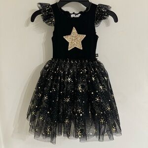 Petite Hailey sequin star tutu dress